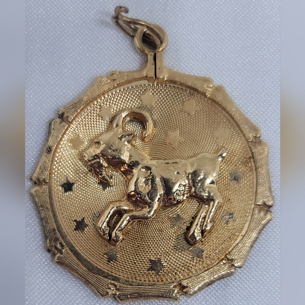 14k Aries Pendant